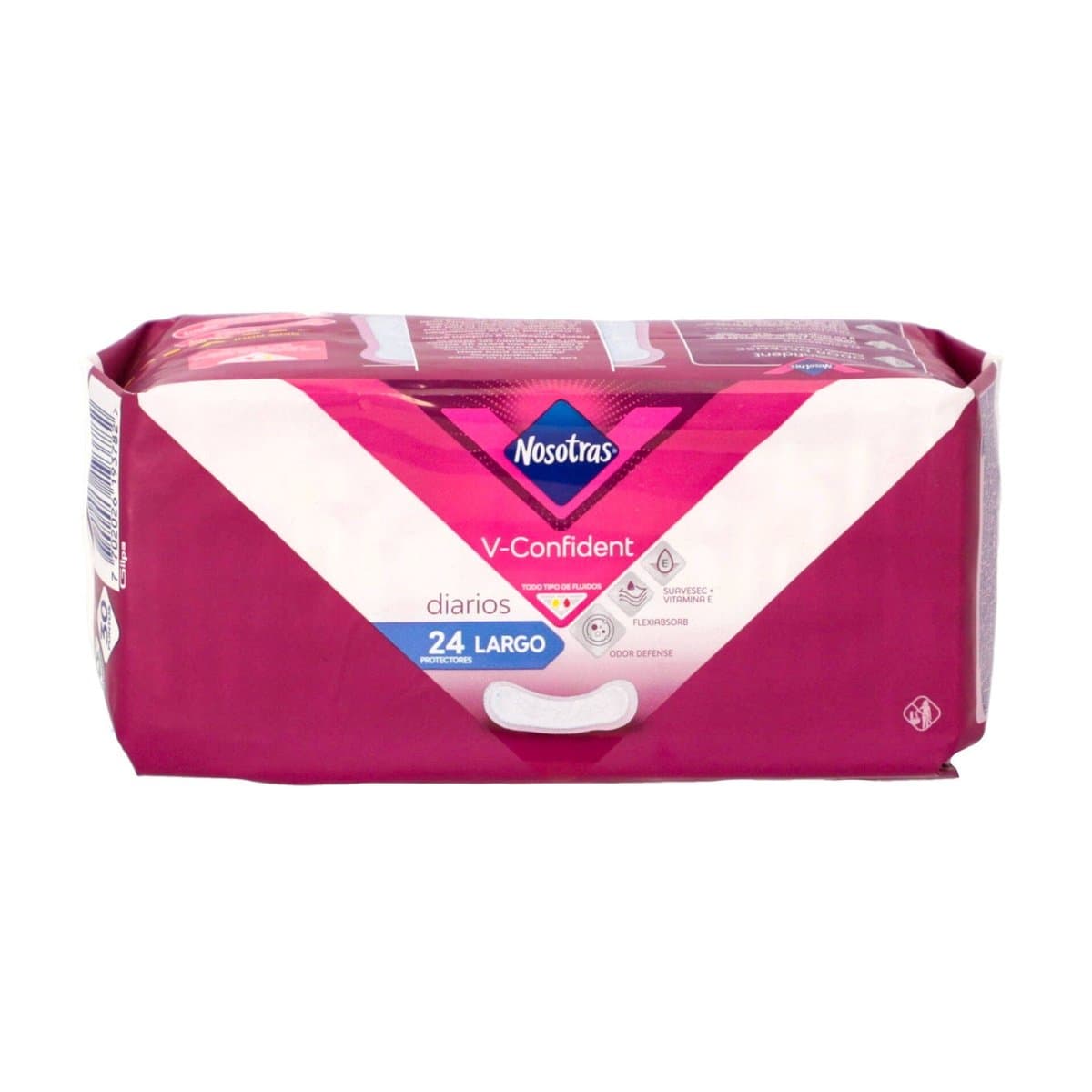 Protectores Diarios Nosotras V-Confident 24 Protectores Largo Protectores Diarios Nosotras V-Confident 24 Protectores Largo