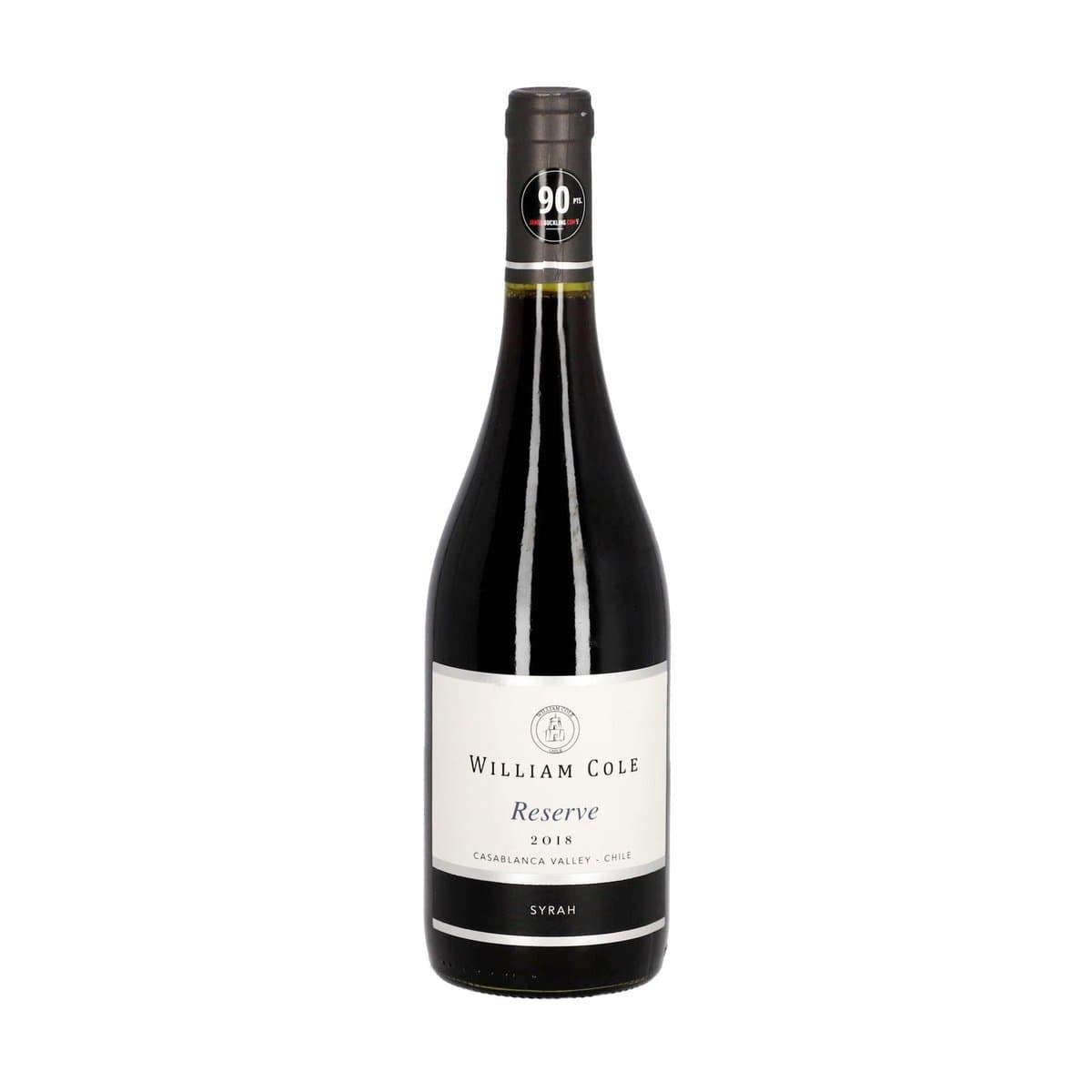 Vino William Cole Reserve Syrah 750ml Vino William Cole Reserve Syrah 750ml