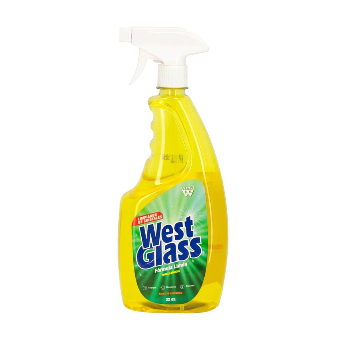 Limpiador De Cristales West Glass Formula Limón 32 Oz Limpiador De Cristales West Glass Formula Limón 32 Oz