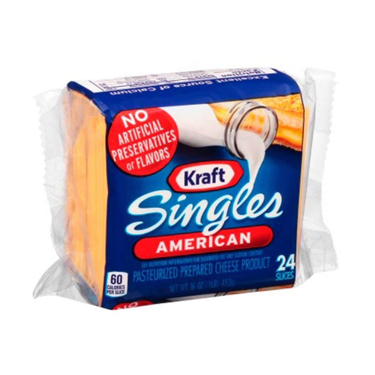Queso Americano Kraft Singles 24 uds Queso Americano Kraft Singles 24 uds