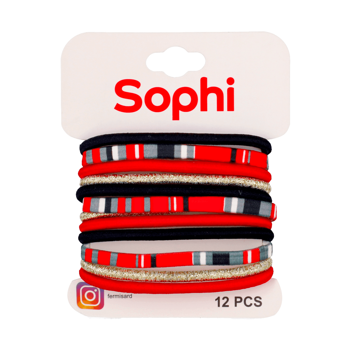 Ligas para el Pelo Sophi 12 unidades Ligas para el Pelo Sophi 12 unidades