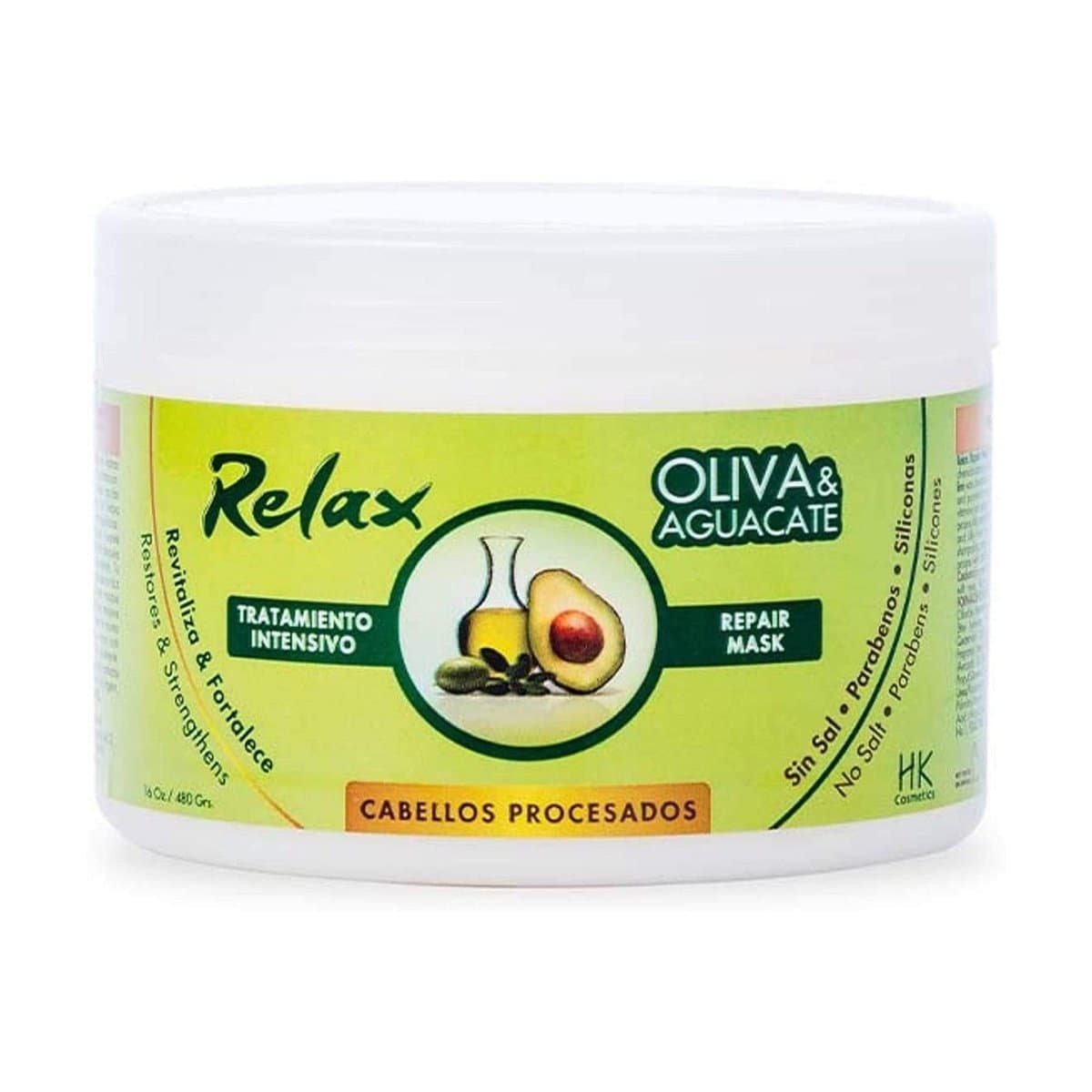 Tratamiento Capilar Relax Oliva Y Aguacate 16 Oz Tratamiento Capilar Relax Oliva Y Aguacate 16 Oz
