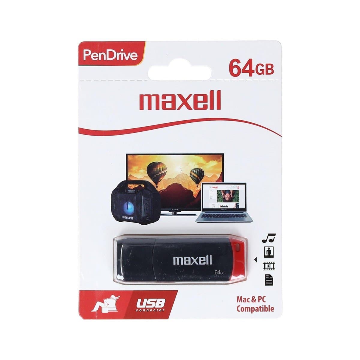 Memoria Usb Maxell 64 GB M348337 Memoria Usb Maxell 64 GB M348337