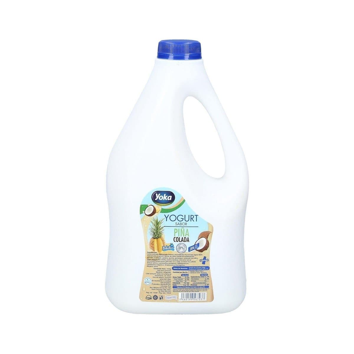 Yogurt De Piña Colada Yoka Sin Grasa ½ gL Yogurt De Piña Colada Yoka Sin Grasa ½ gL