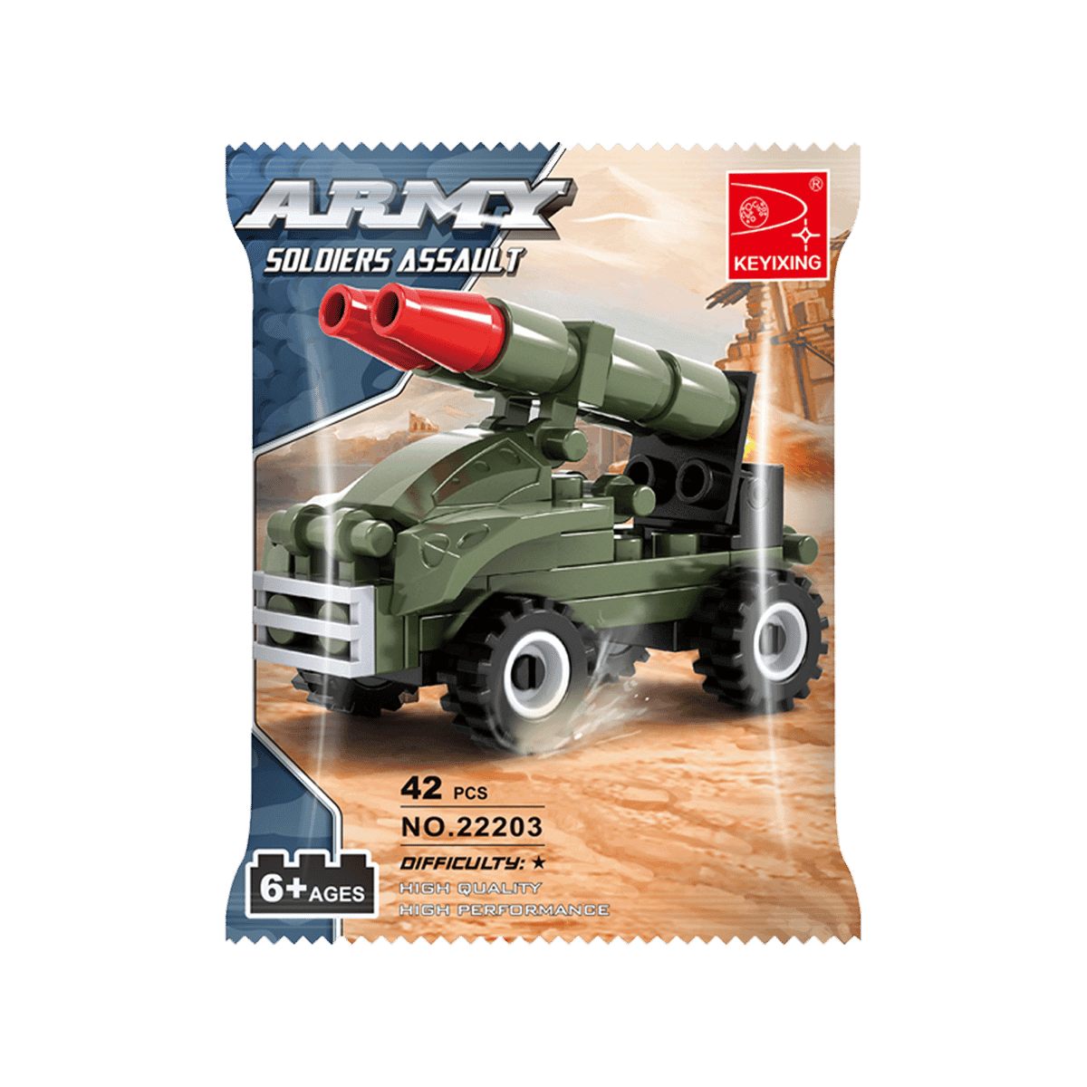 Bloques ARMY Arma Tu Camión Misil R/2203 42 Piezas Bloques ARMY Arma Tu Camión Misil R/2203 42 Piezas