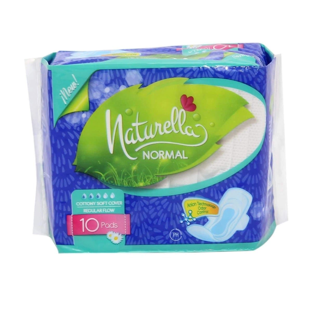 Toallas Intimas Naturella Normal Con Alas 10 Uds Toallas Intimas Naturella Normal Con Alas 10 Uds