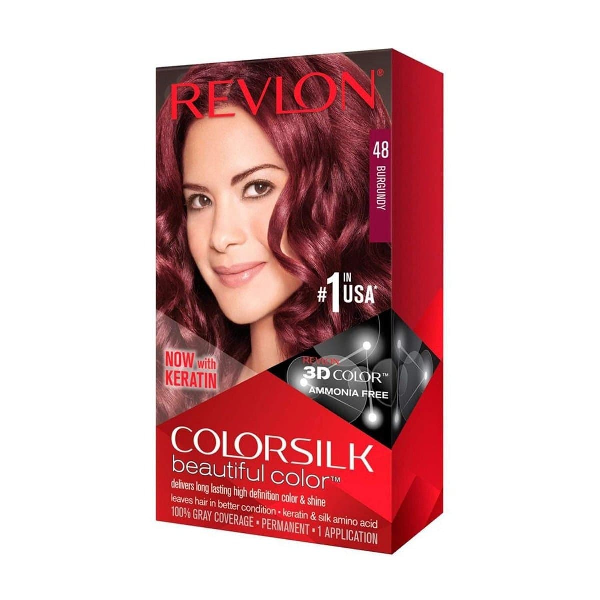 Tinte Revlon Colorsilk Burgundy No. 48 Tinte Revlon Colorsilk Burgundy No. 48