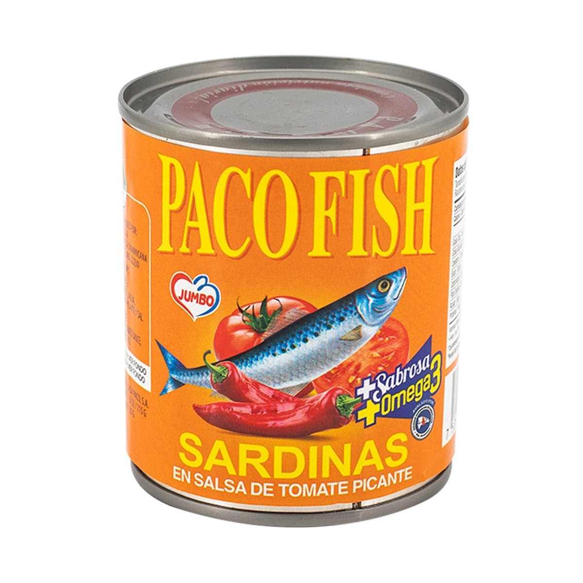 Sardinas Paco Fish En Salsa De Tomate Picante 215 g Sardinas Paco Fish En Salsa De Tomate Picante 215 g