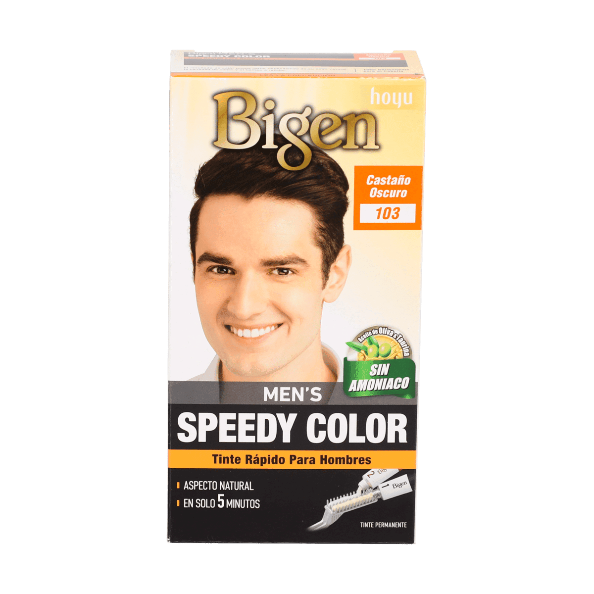 Tinte Rapido para Hombres Bigen Speedy Color Castaño Oscuro 103 Tinte Rapido para Hombres Bigen Speedy Color Castaño Oscuro 103