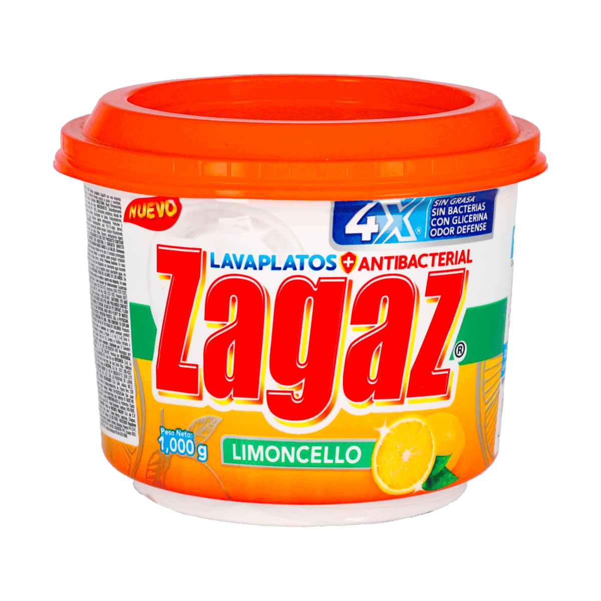 Jabón Lavaplatos Antibacterial Limoncello Zagaz 1000g Jabón Lavaplatos Antibacterial Limoncello Zagaz 1000g