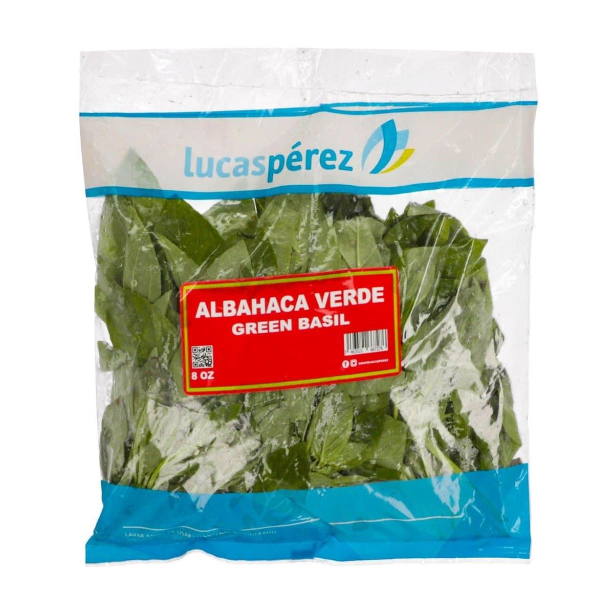 Albahaca Verde Lucasperez 8oz Albahaca Verde Lucasperez 8oz