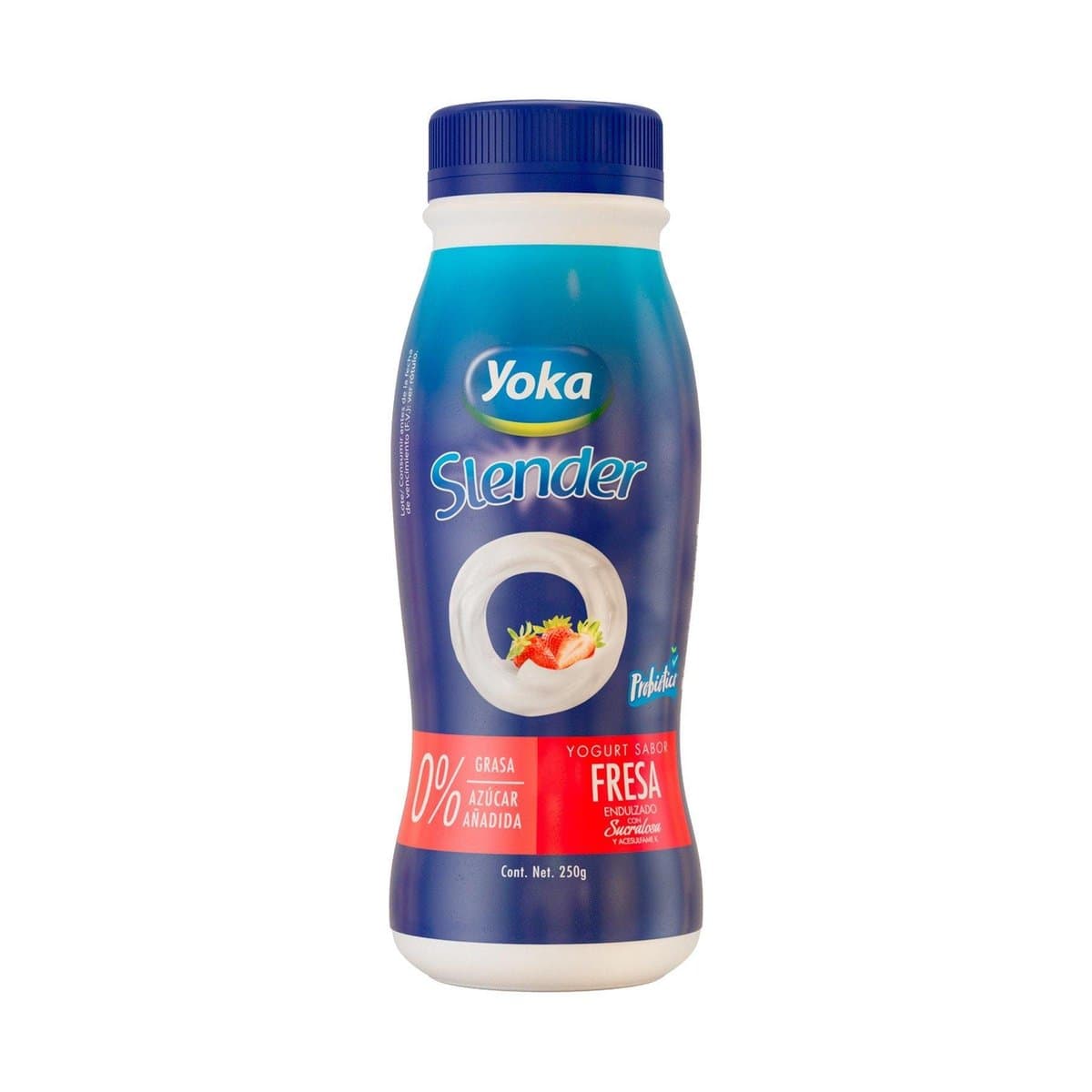 Yogurt De Fresa Yoka Slender Sin Azúcar 8 Oz Yogurt De Fresa Yoka Slender Sin Azúcar 8 Oz