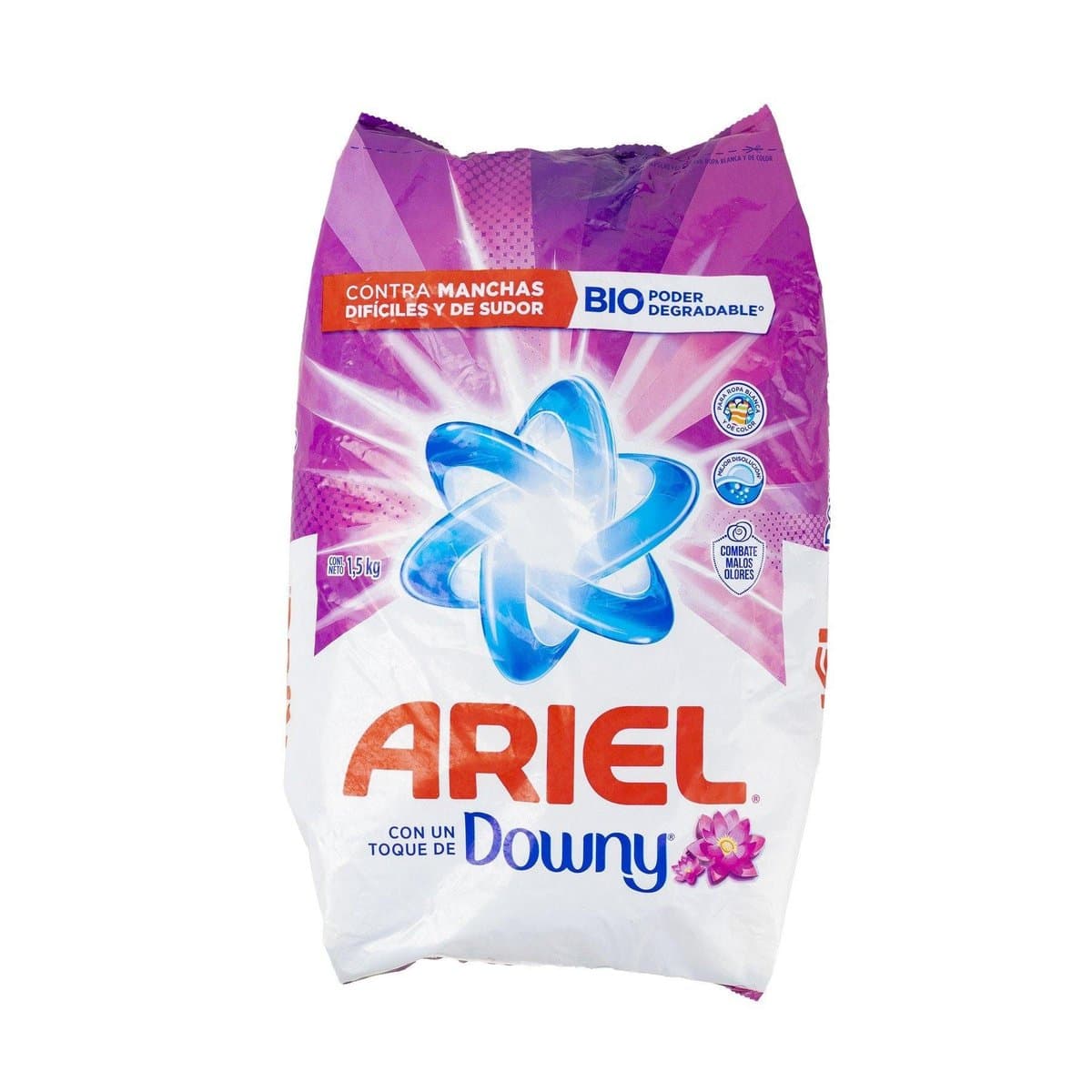 Detergente En Polvo Ariel Con un Toque de Downy 1.5 Kg Detergente En Polvo Ariel Con un Toque de Downy 1.5 Kg