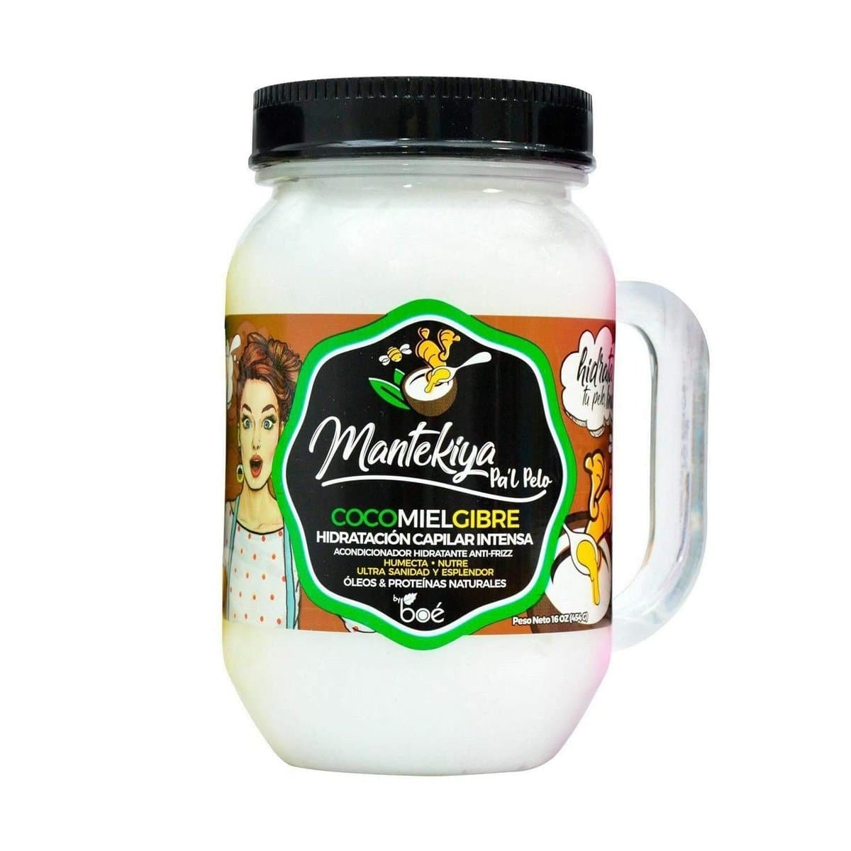 Tratamiento Capilar Boé Coco Mielgibre 16oz Tratamiento Capilar Boé Coco Mielgibre 16oz