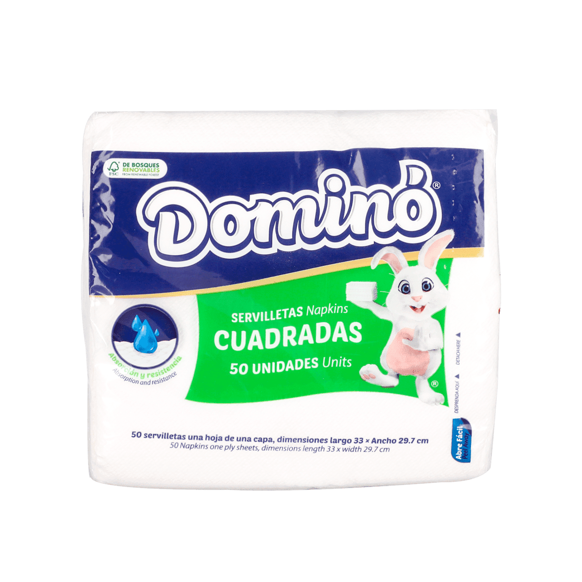Servilleta Cuadrada Domino 50 undad Servilleta Cuadrada Domino 50 undad