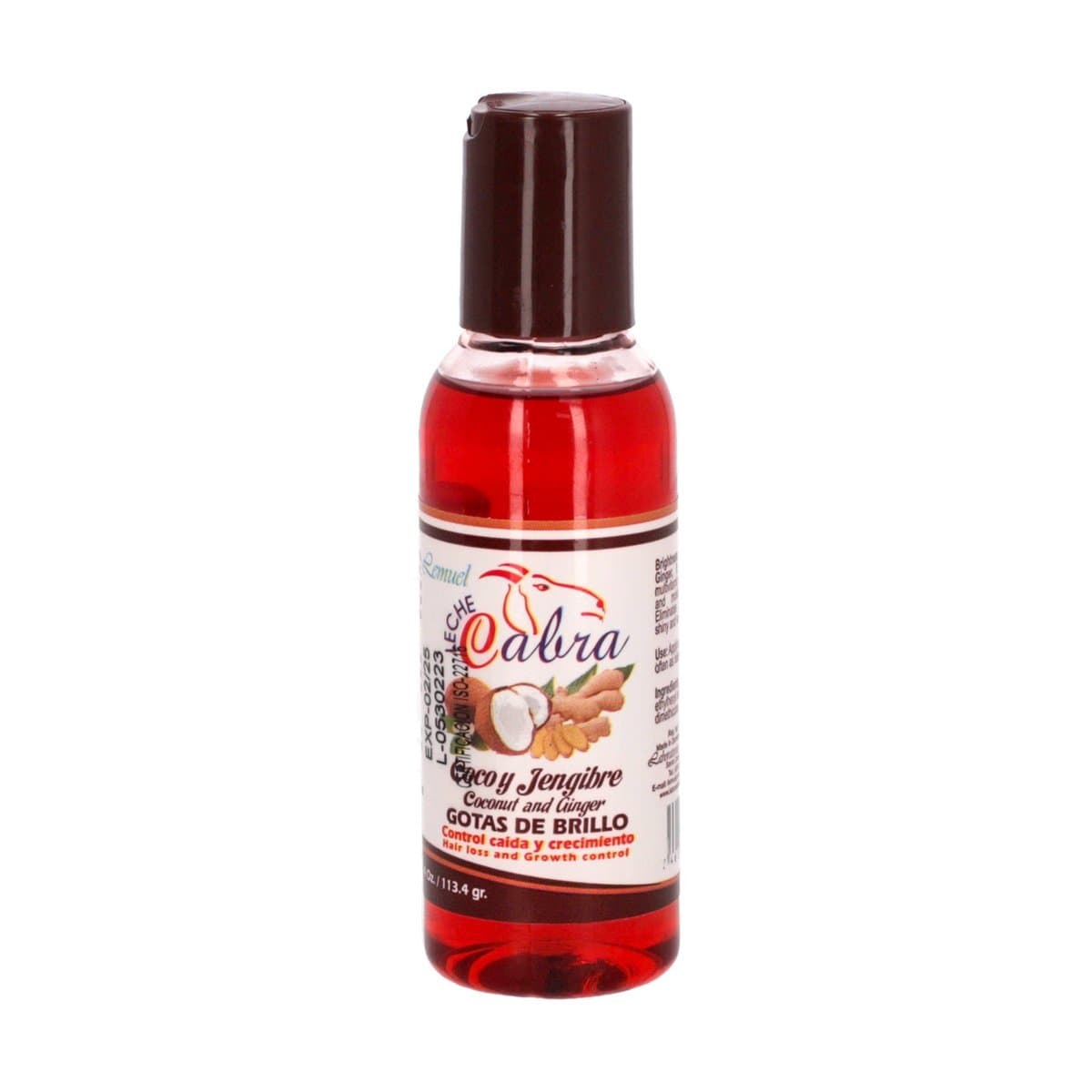 Gota De Brillo Leche Cabra Coco Y Jengibre 4 Oz Gota De Brillo Leche Cabra Coco Y Jengibre 4 Oz