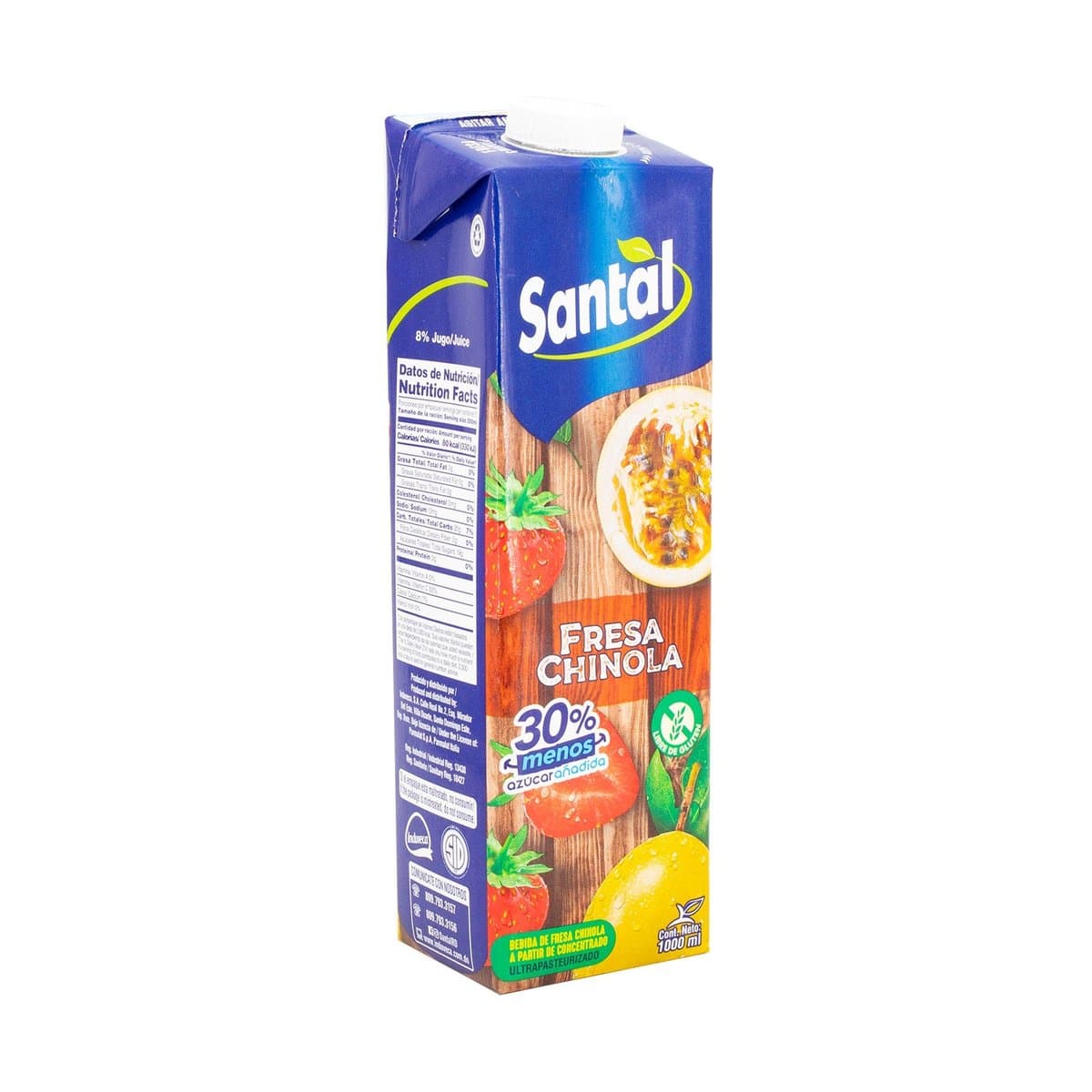 Jugo Santal De Fresa & Chinola 1 Lt Jugo Santal De Fresa & Chinola 1 Lt