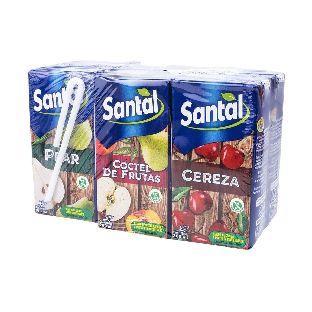 Jugos Santal 6 Pack Variado 200ml Jugos Santal 6 Pack Variado 200ml