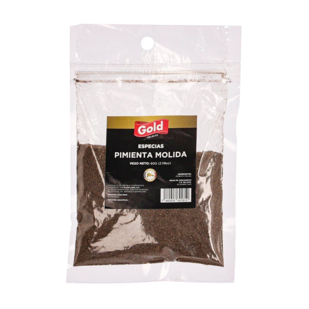 Pimienta Molida Gold Selects 60gr Pimienta Molida Gold Selects 60gr