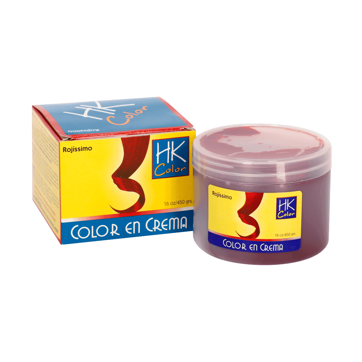 Tinte Color en Crema HK Rojísimo 16 Oz Tinte Color en Crema HK Rojísimo 16 Oz