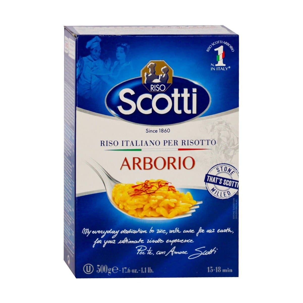 Risotto Arborio Riso Scotti 500gr Risotto Arborio Riso Scotti 500gr