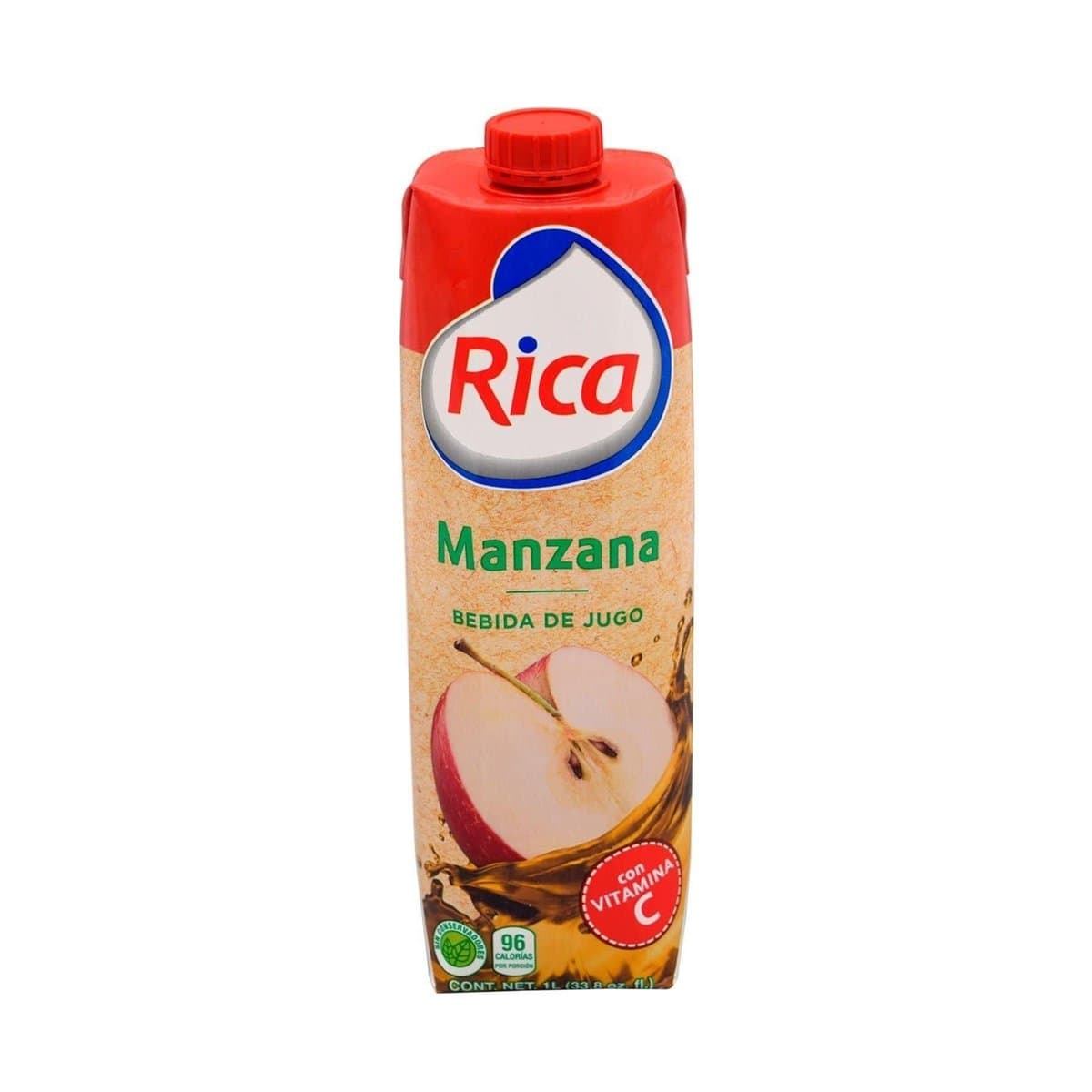 Jugo De Manzana Rica 1 Lt Jugo De Manzana Rica 1 Lt