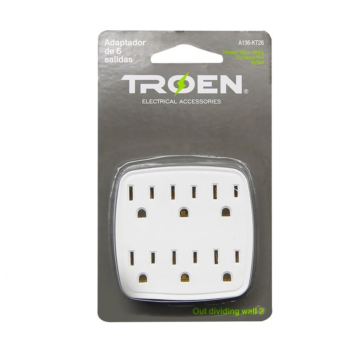 Adaptador Troen de 6 Salidas Adaptador Troen de 6 Salidas
