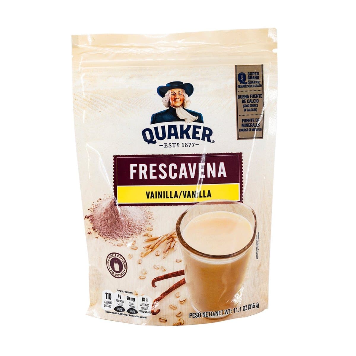 Bebida Instantánea Frescavena Quaker De Avena y Vainilla 11.1 Oz Bebida Instantánea Frescavena Quaker De Avena y Vainilla 11.1 Oz
