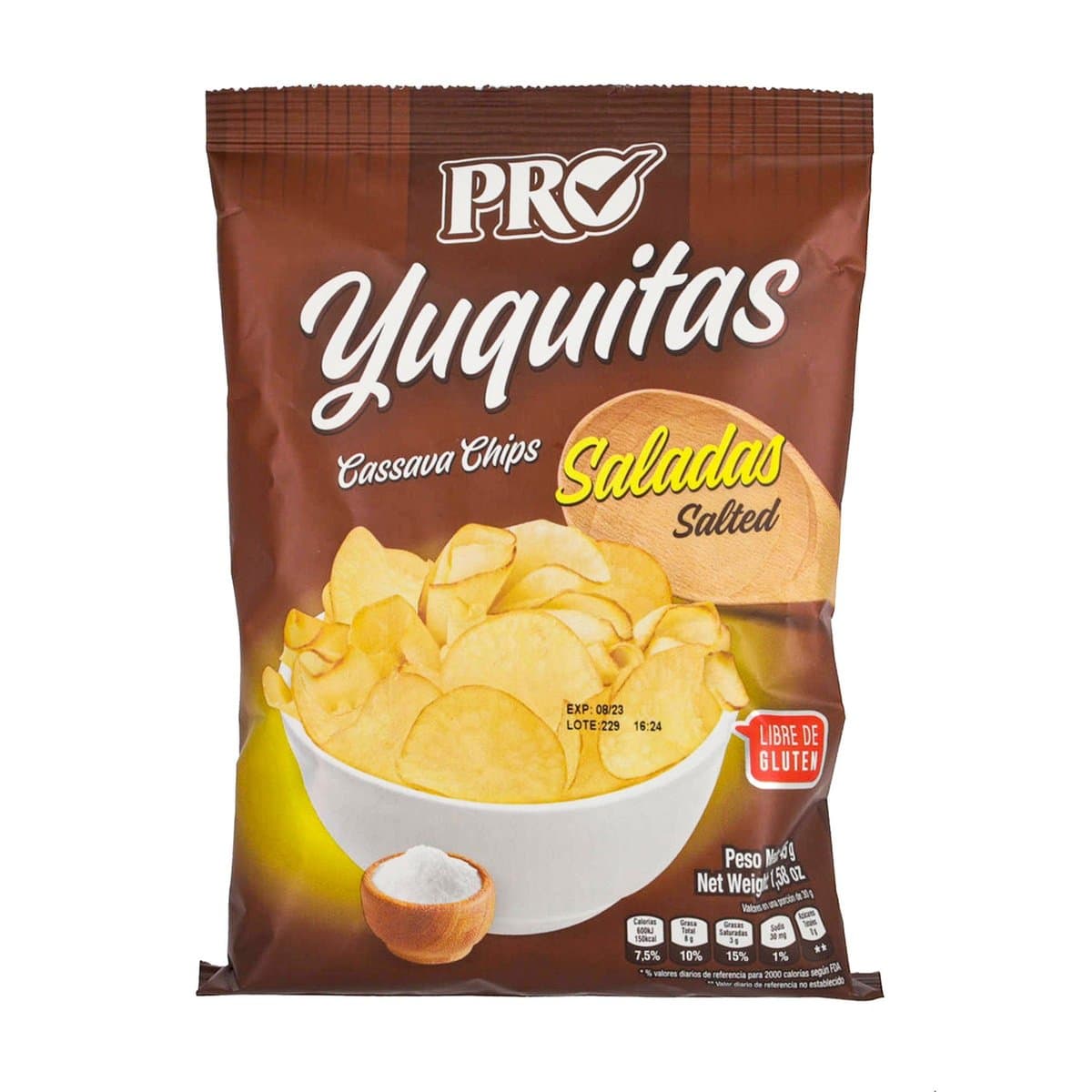 Yuquitas Saladas Pro 50g Yuquitas Saladas Pro 50g
