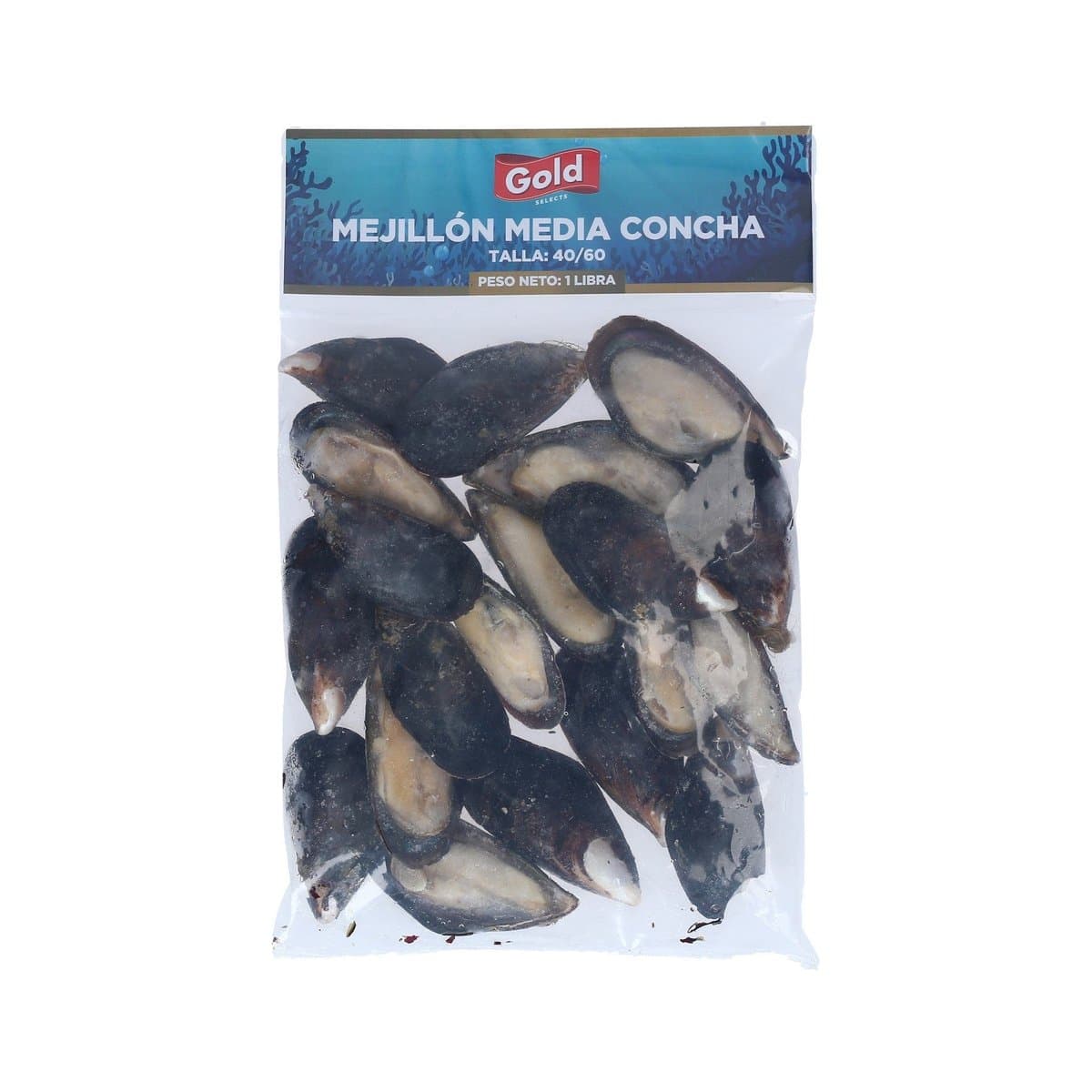 Mejillón MediaConcha Gold Selects 1 Lb Mejillón MediaConcha Gold Selects 1 Lb