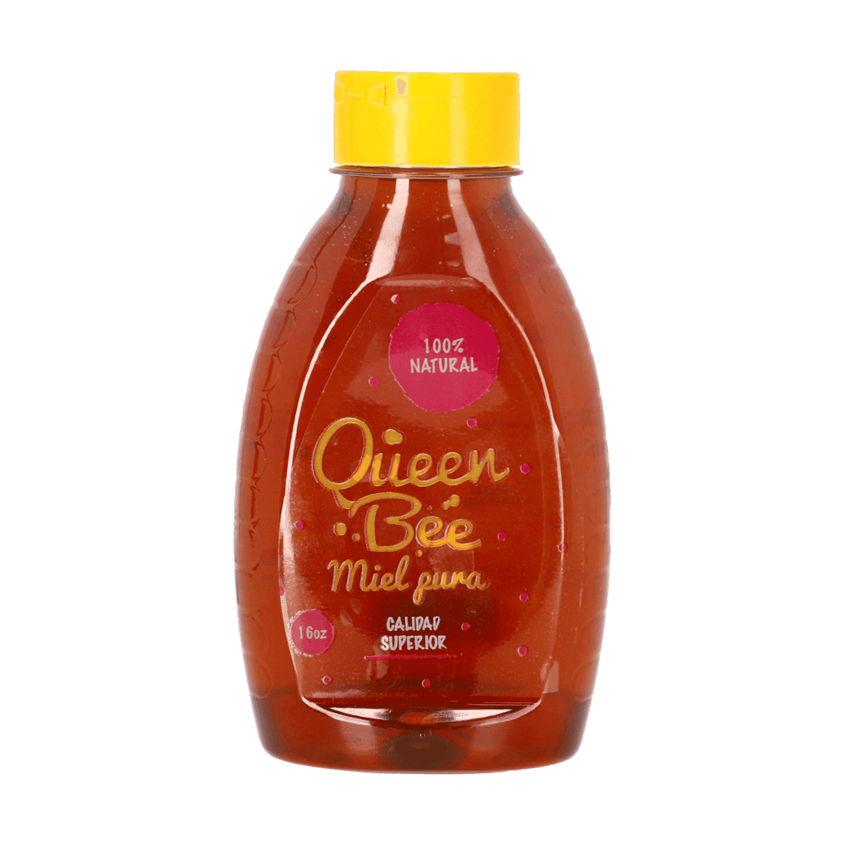 Miel Pura 100% Natural Queen Bee 16 oz Miel Pura 100% Natural Queen Bee 16 oz