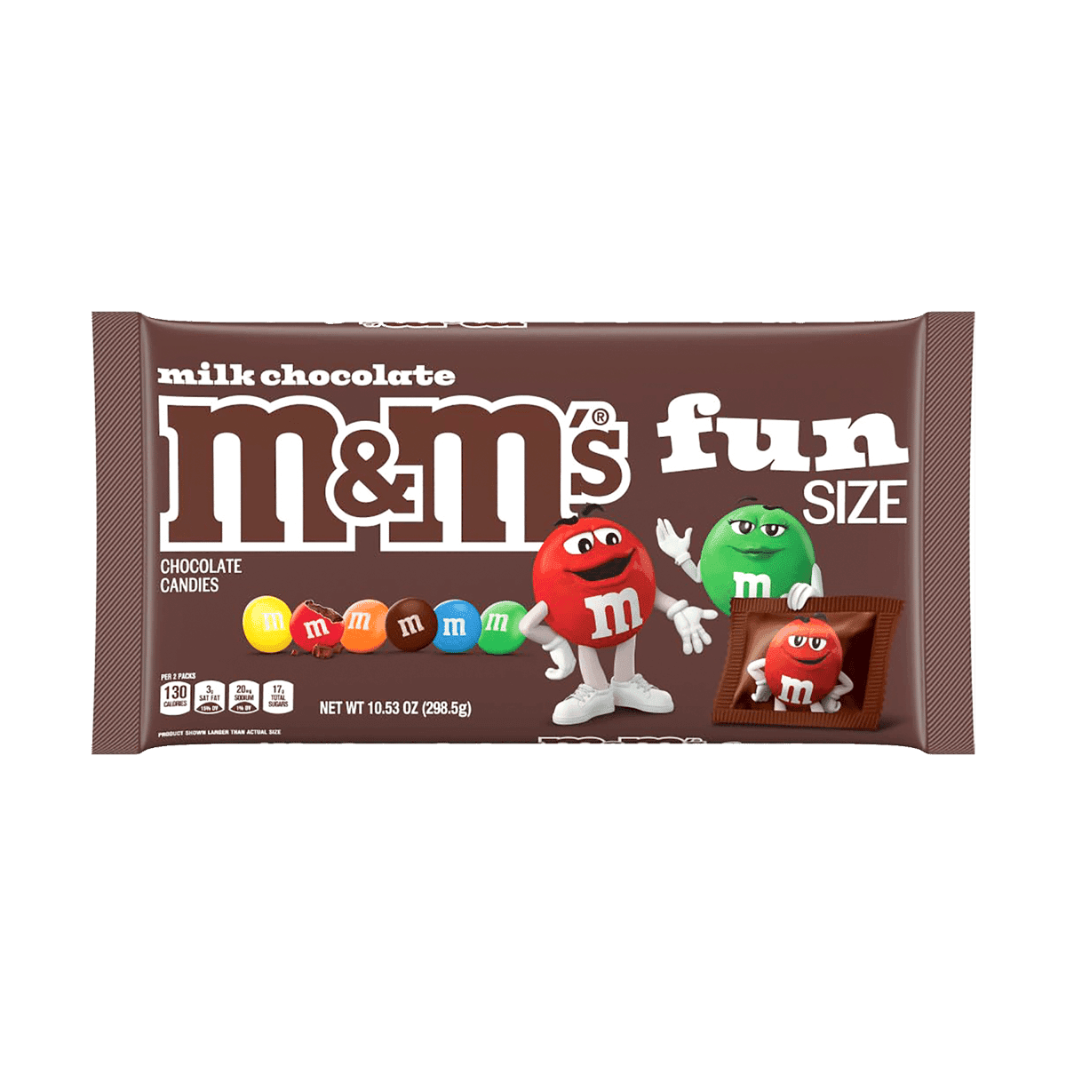 Chocolate Milk M&M's Fun Size 10.53 oz Chocolate Milk M&M's Fun Size 10.53 oz