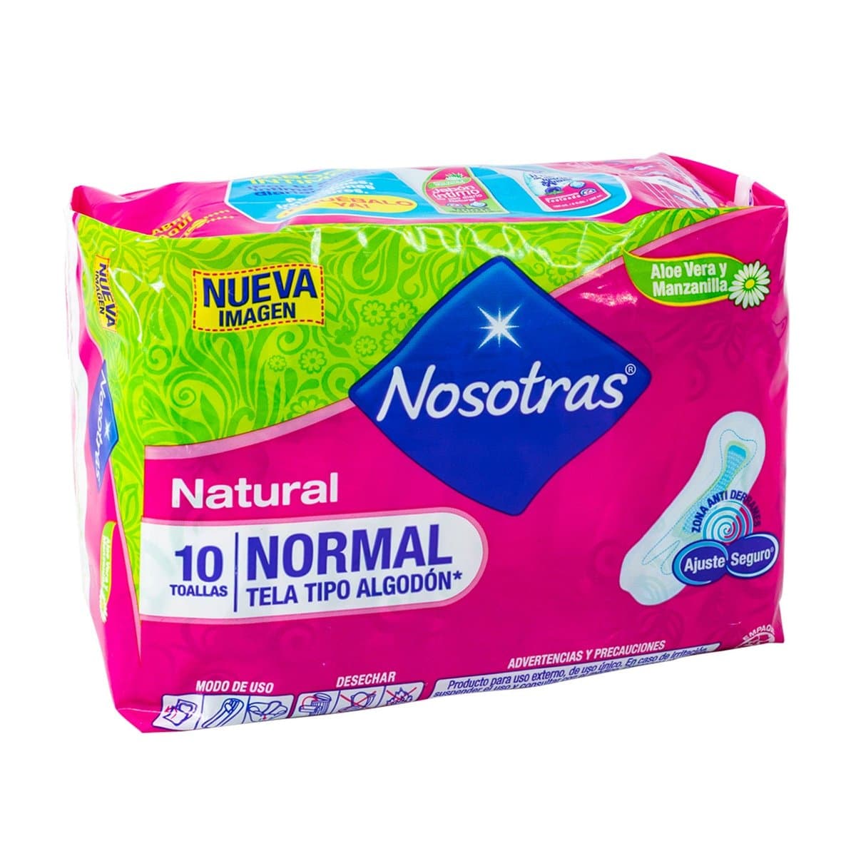 Toallas Intimas Nosotras Sin Alas 10 Unidades Toallas Intimas Nosotras Sin Alas 10 Unidades