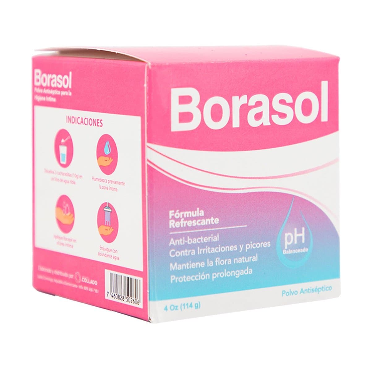 Polvo Antiséptico Borasol 114g Polvo Antiséptico Borasol 114g
