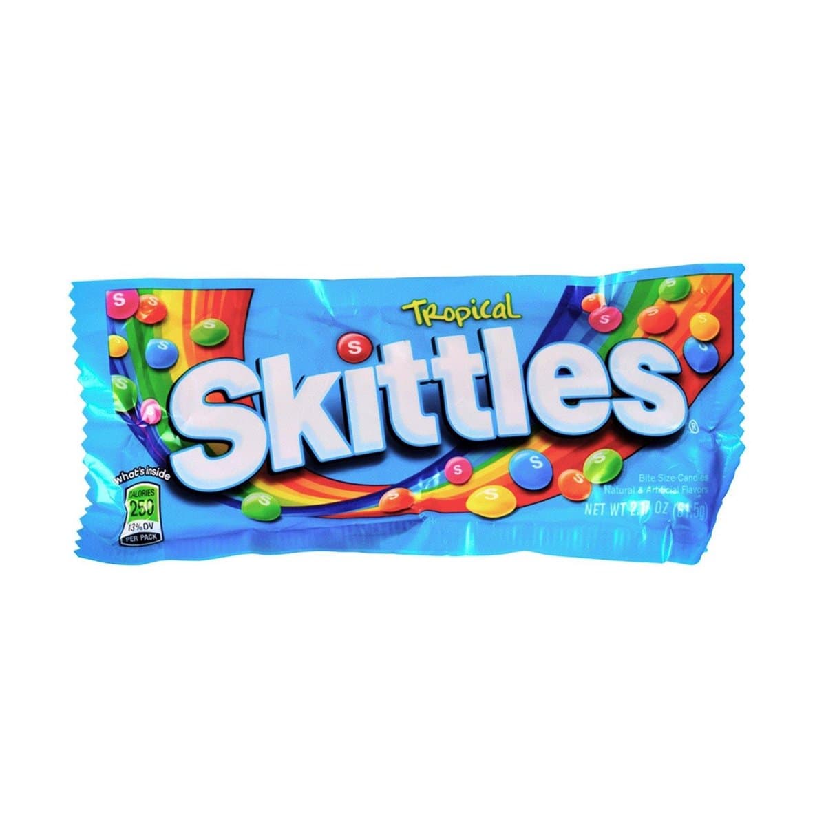 Caramelos Tropical Skittles 61.5g Caramelos Tropical Skittles 61.5g