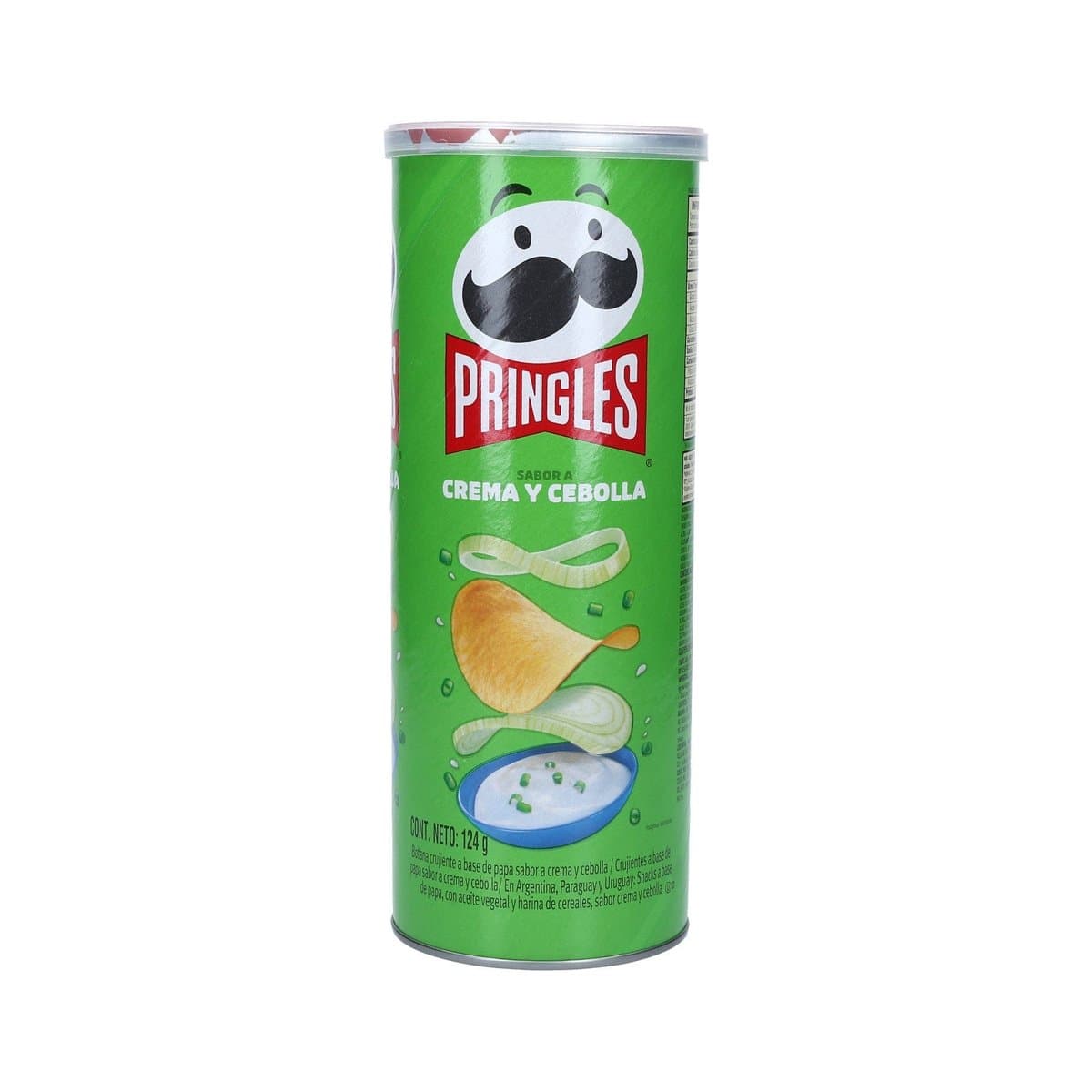 Papitas Pringles Crema y Cebolla 124 g Papitas Pringles Crema y Cebolla 124 g