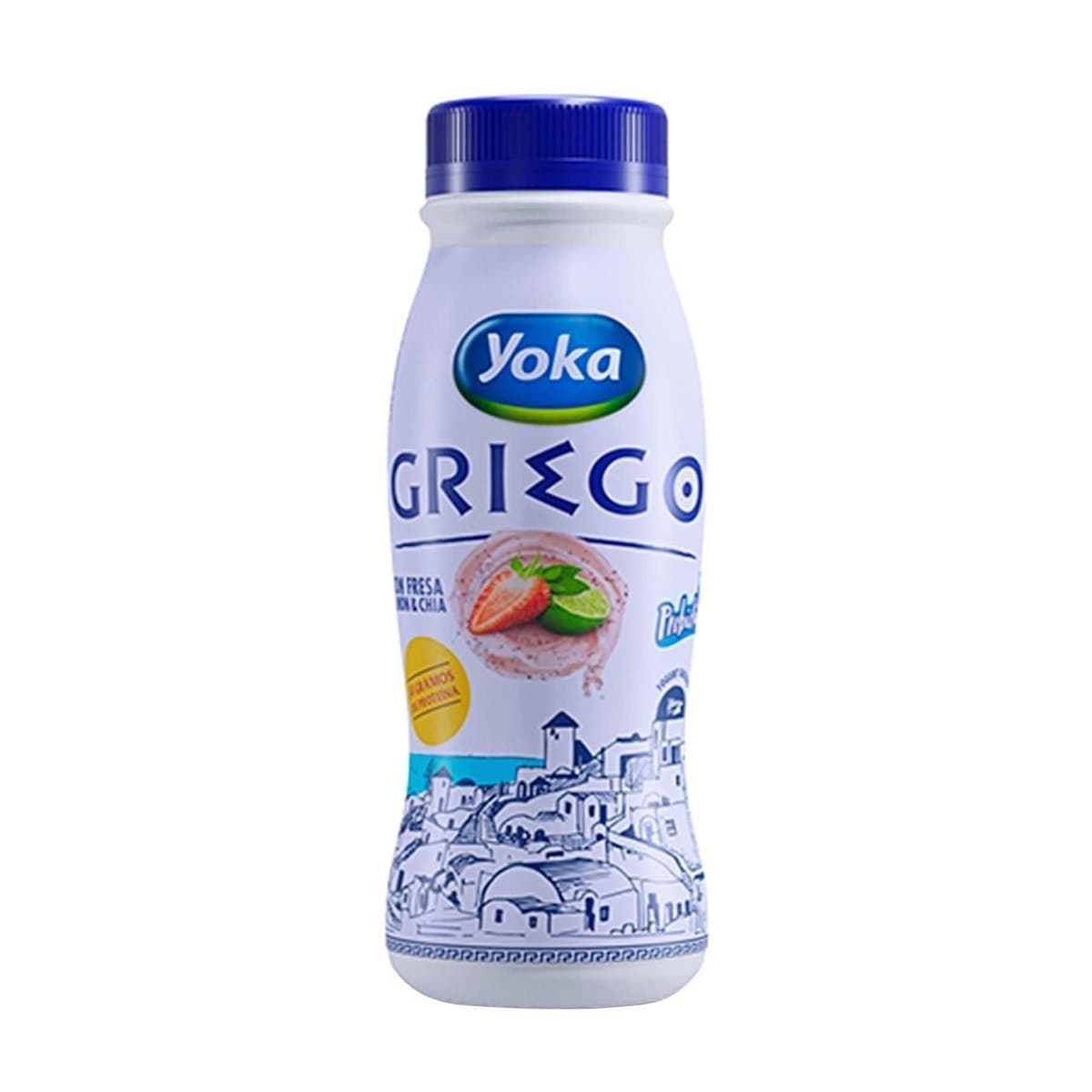 Yogurt Griego De Limón Fresa & Chía Yoka 8 Oz Yogurt Griego De Limón Fresa & Chía Yoka 8 Oz