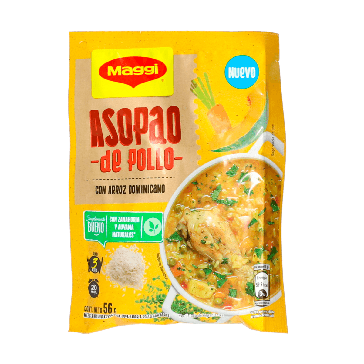 Maggi Sopa Pollo Asopao 12 12x56g Maggi Sopa Pollo Asopao 12 12x56g