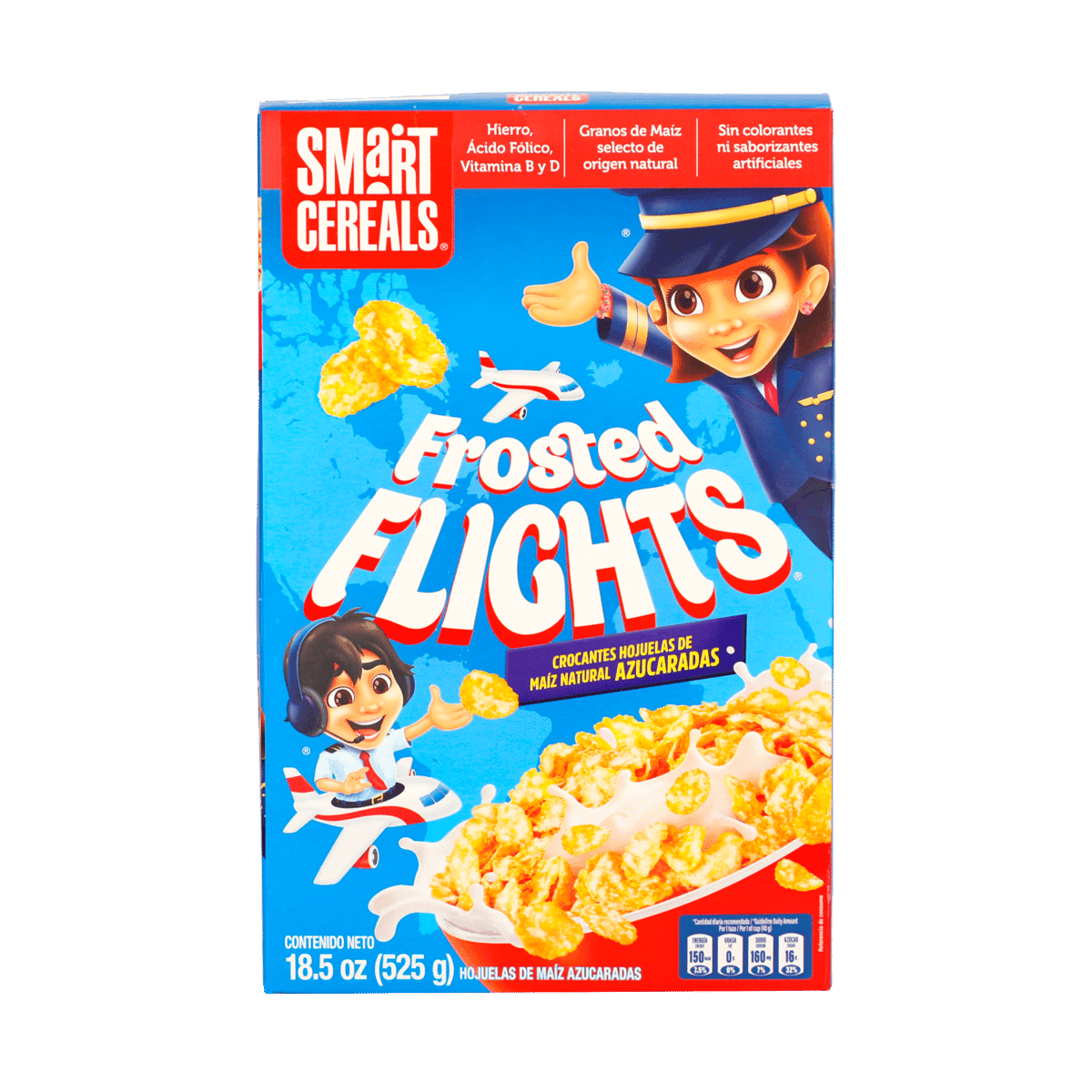 Cereal Azucarado Frosted Flights Smart Cereals 525 Gramos Cereal Azucarado Frosted Flights Smart Cereals 525 Gramos