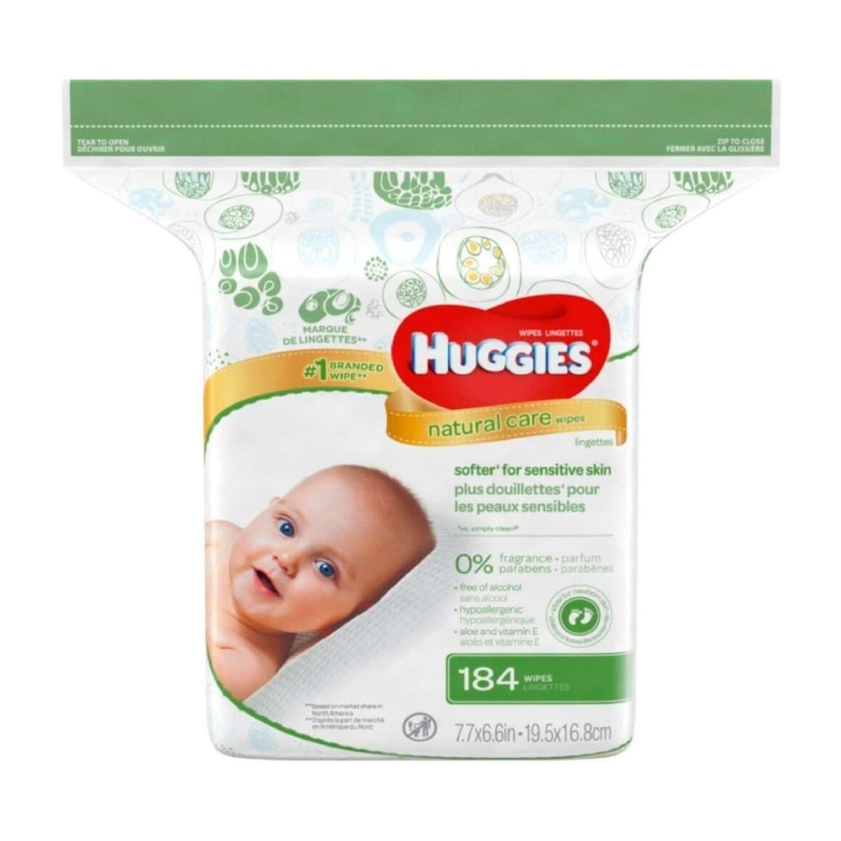 Toallitas Húmedas Huggies Natural Care 184 uds Toallitas Húmedas Huggies Natural Care 184 uds