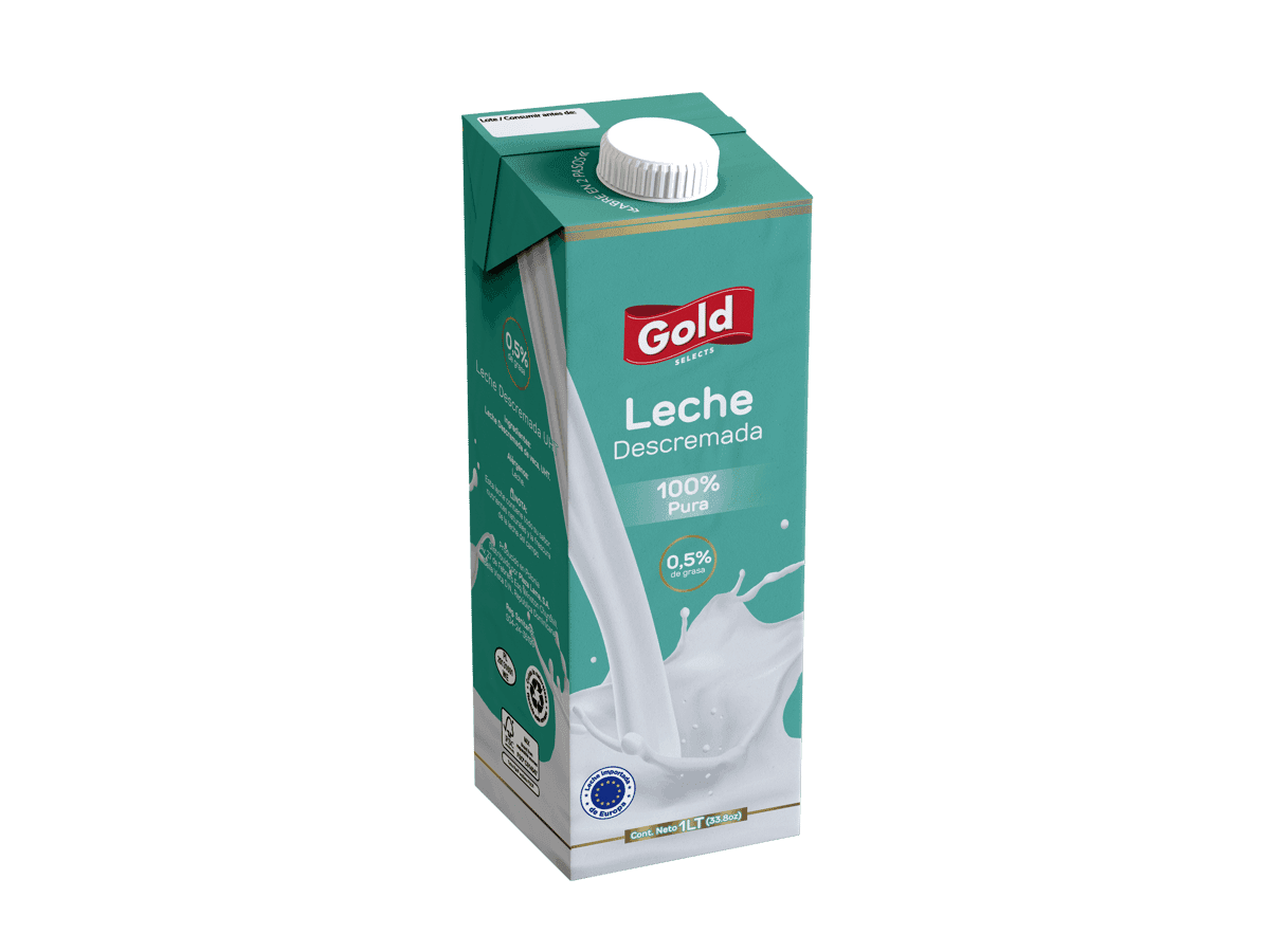 Leche Descremada Gold 1Lt Leche Descremada Gold 1Lt