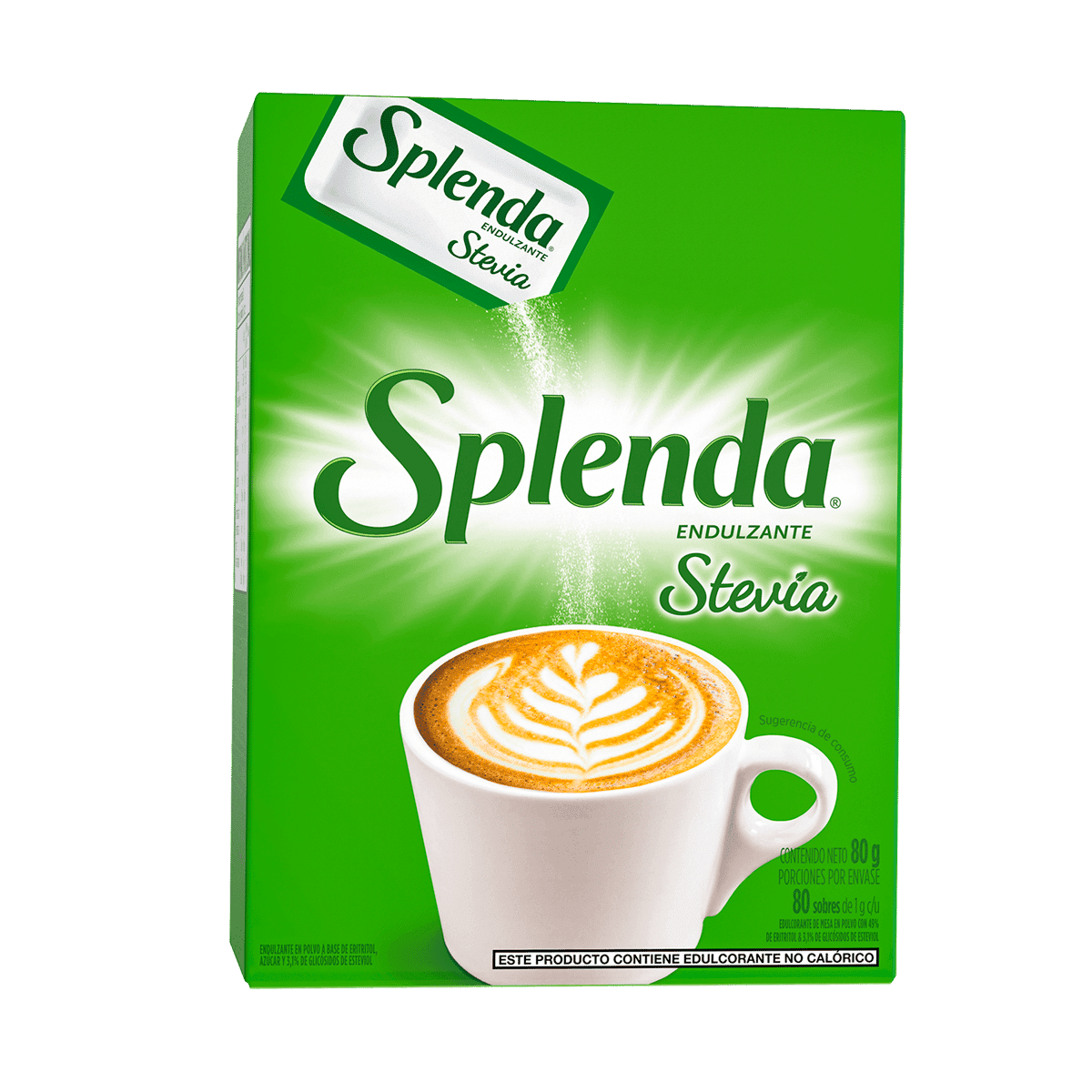 Endulzante Azúcar Splenda Stevia 80 Sobres Endulzante Azúcar Splenda Stevia 80 Sobres