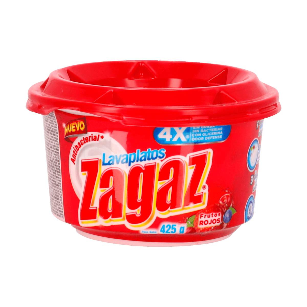 Lavaplatos Zagaz Jabón Sólido Frutos Rojos 425gr Lavaplatos Zagaz Jabón Sólido Frutos Rojos 425gr
