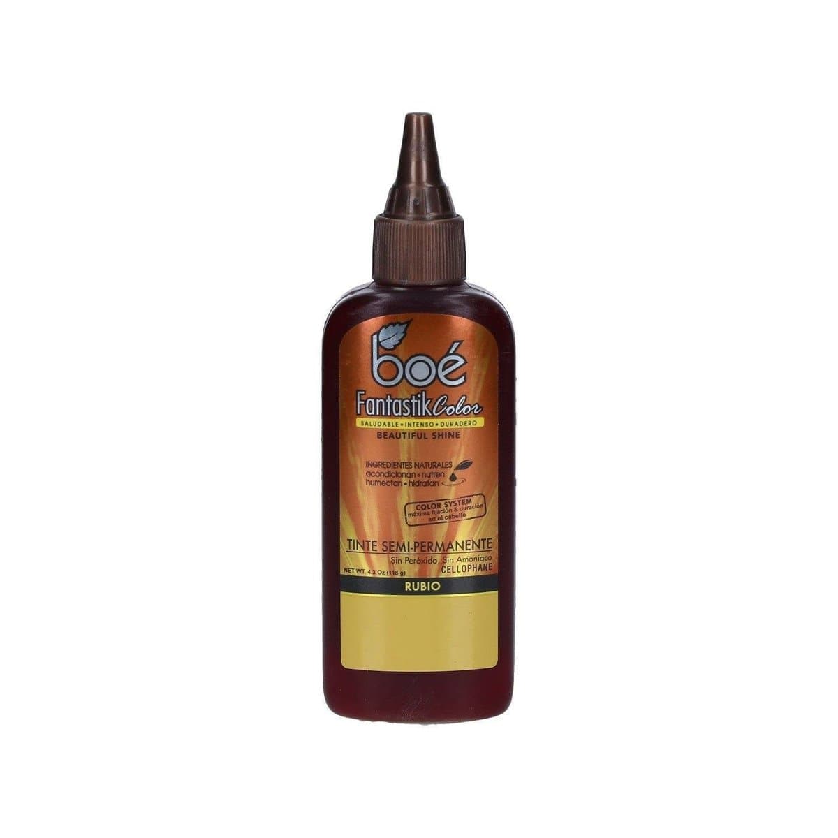Tinte Semi-permanente Boé Fantatik Color Rubio 4.2 Oz Tinte Semi-permanente Boé Fantatik Color Rubio 4.2 Oz