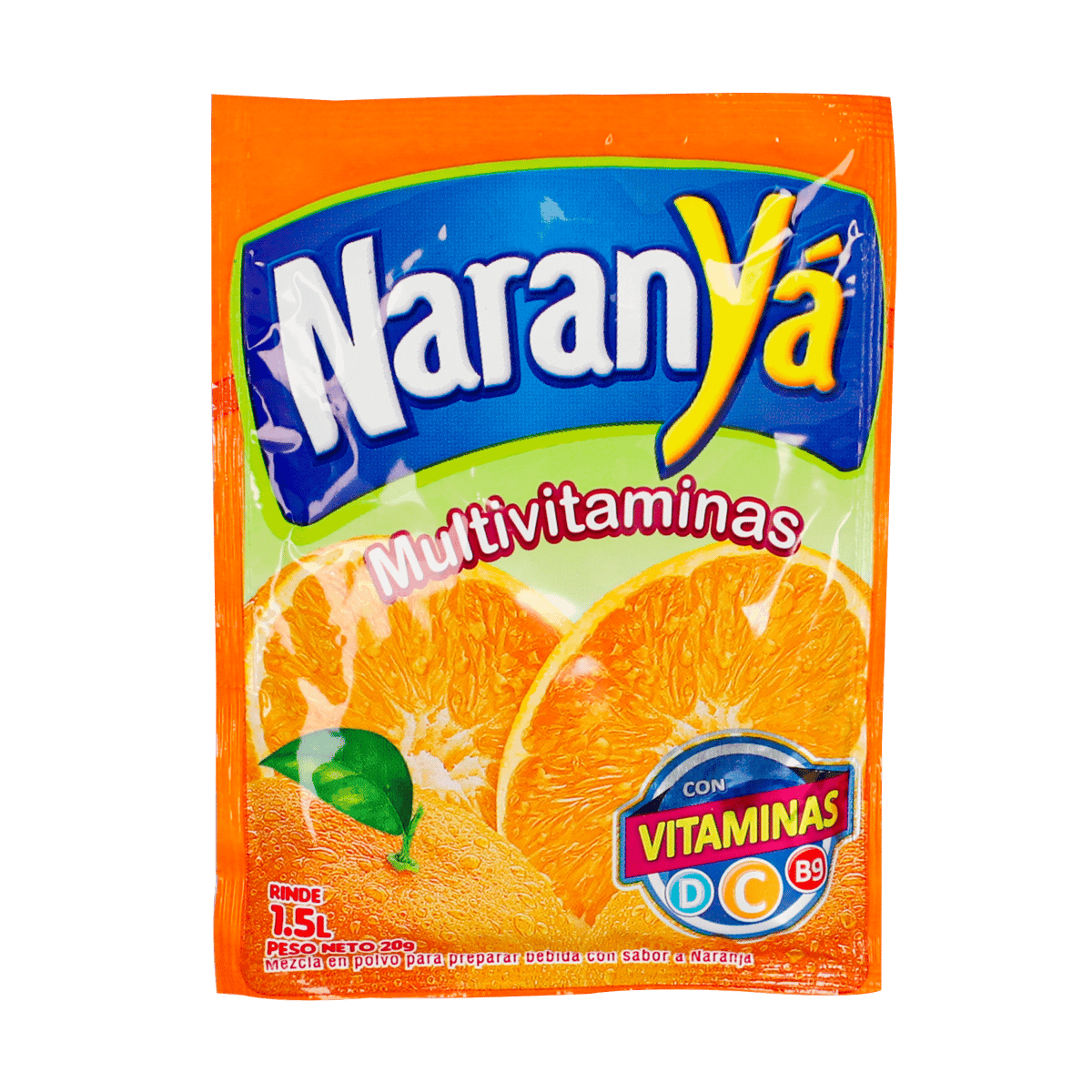 Jugo Yá En Polvo Sabor a Naranya 20gr Jugo Yá En Polvo Sabor a Naranya 20gr