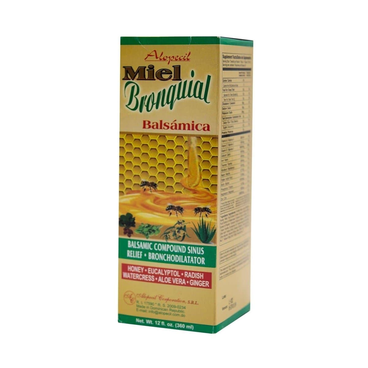 Miel Bronquial Alopecil 360ml Miel Bronquial Alopecil 360ml