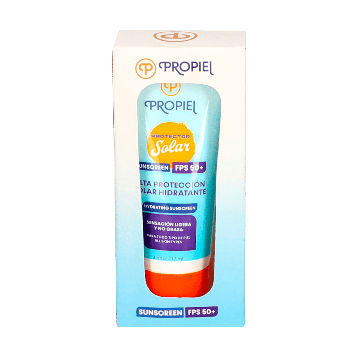 Protector Solar Hidratante 50+ FPS Propiel 77 mL Protector Solar Hidratante 50+ FPS Propiel 77 mL