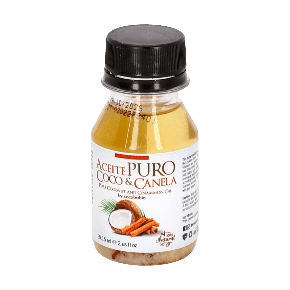 Aceite Puro Cocobahia de Coco & Canela 2oz Aceite Puro Cocobahia de Coco & Canela 2oz