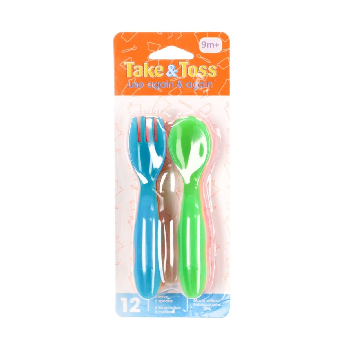 Cubierto y Cuchara SemiDesechable Take Toss Cubierto y Cuchara SemiDesechable Take Toss