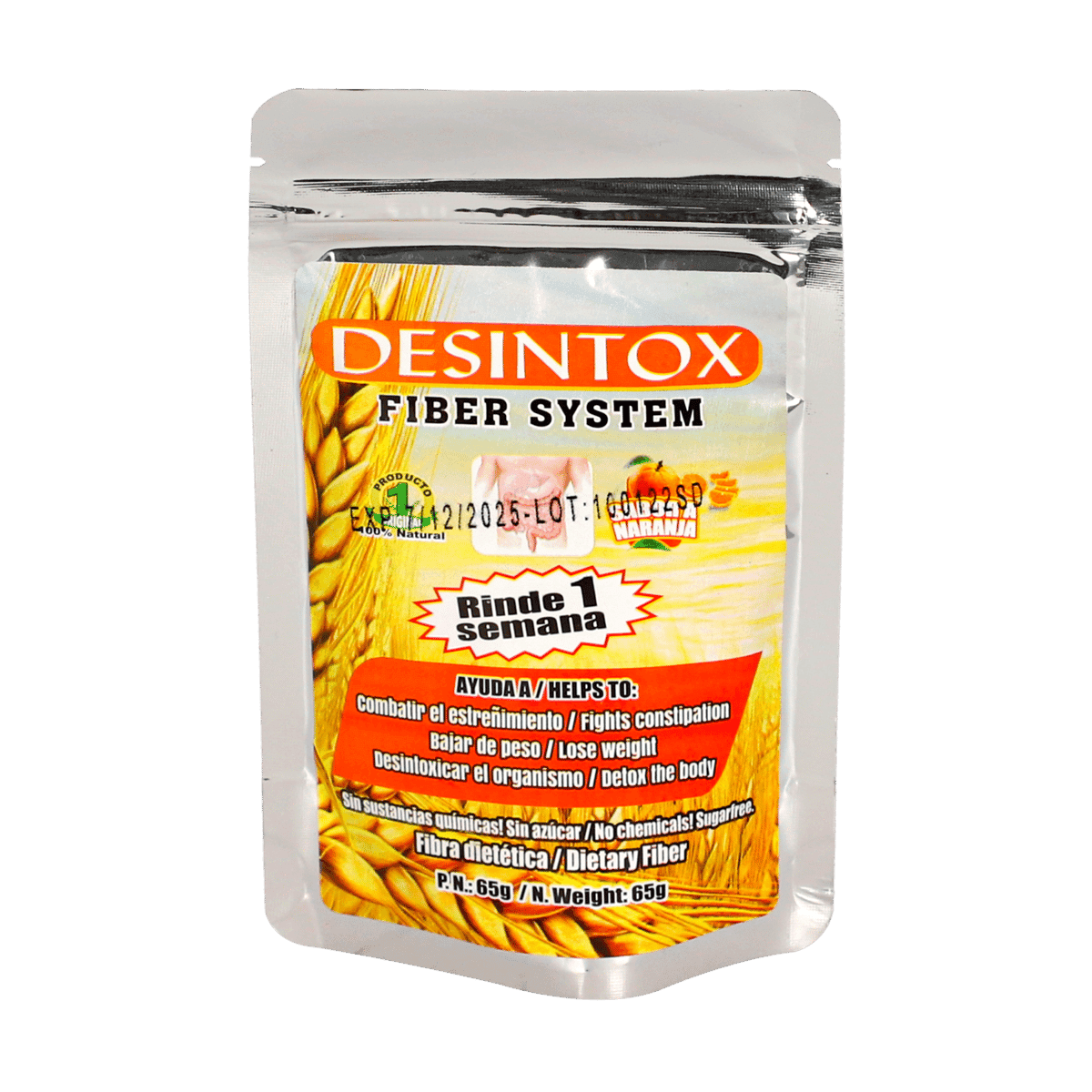 Fibra Desintox En Sobre Sabor A Naranja 65gr Fibra Desintox En Sobre Sabor A Naranja 65gr